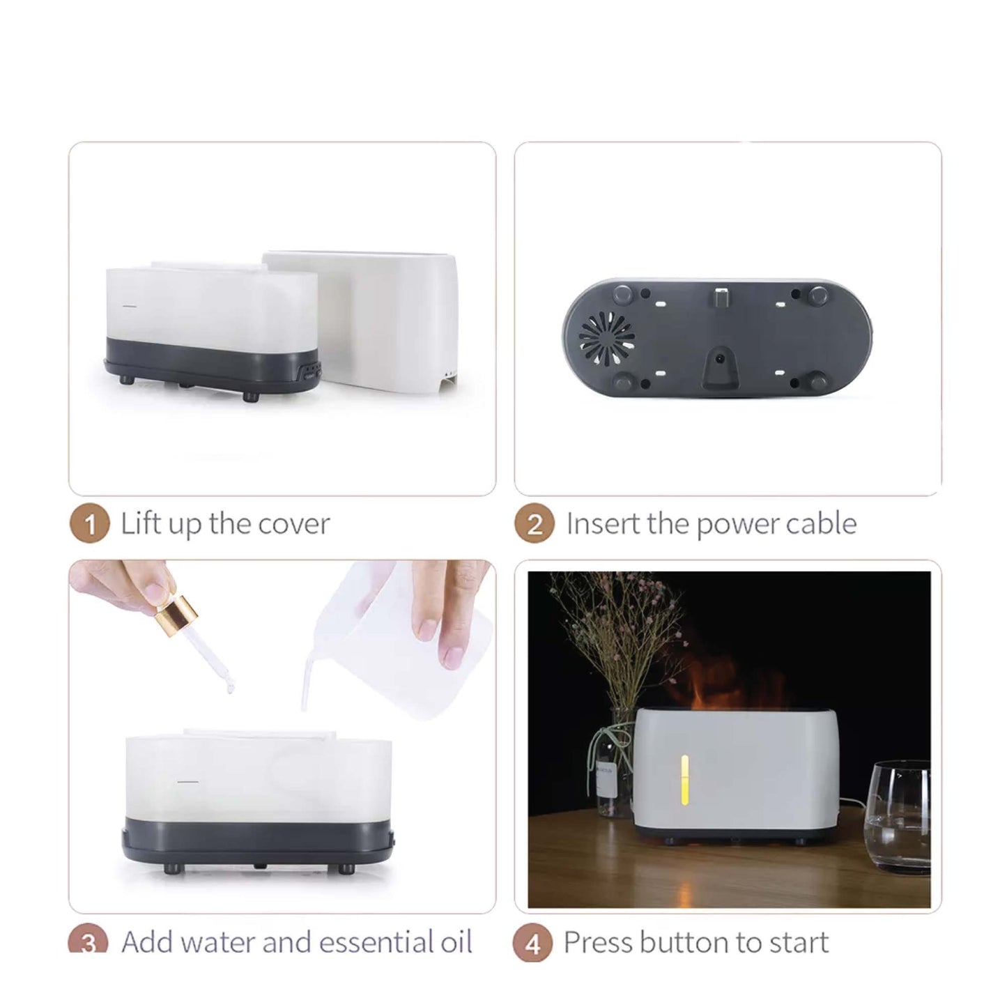 Aromatherapy Essential Oil Diffuser | Ultrasonic | Home Fragrance - BlissfulScents