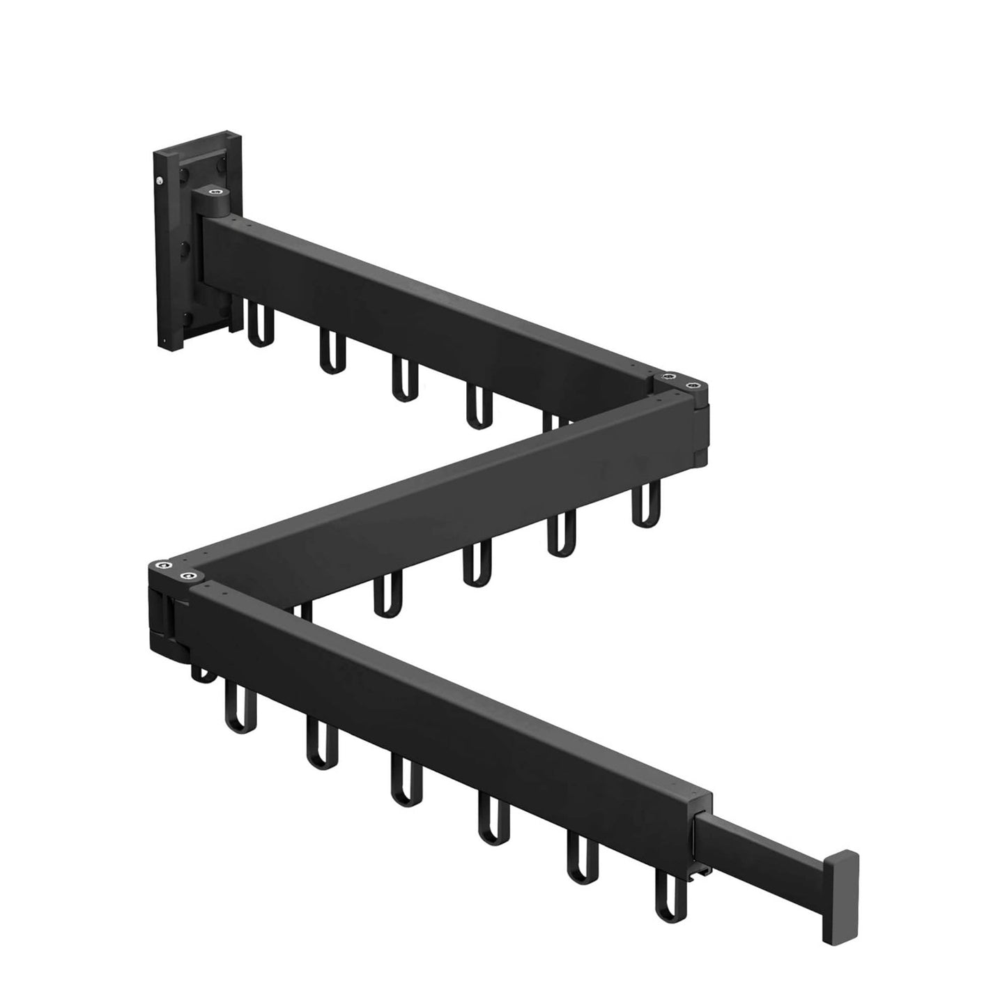 Tooleroo Tri-Fold Wall-Mount Drying Rack – Space-Saving Clothes Hanger (130cm)
