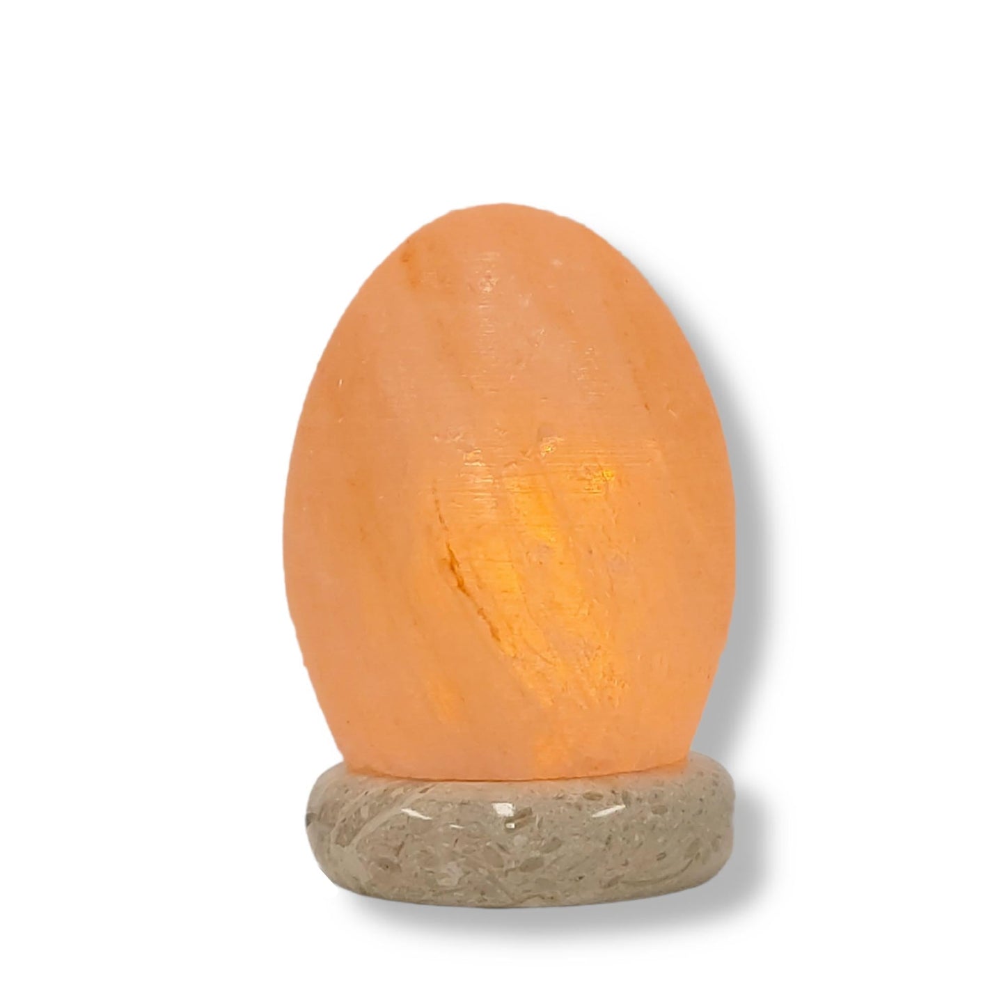 USB Colour Changing Egg Shape Himalayan Pink Salt Lamp | Color Change LED Light | Relaxation - ZenHome