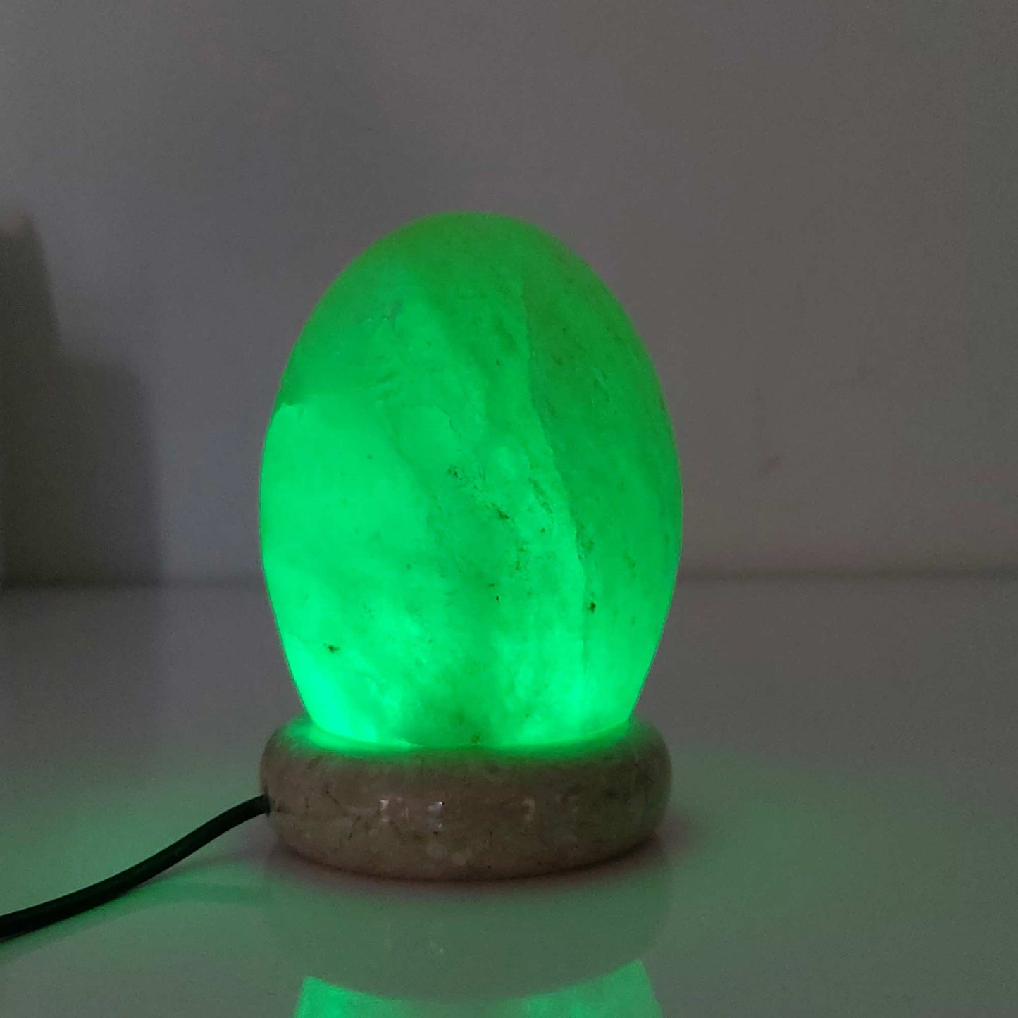 USB Colour Changing Egg Shape Himalayan Pink Salt Lamp | Color Change LED Light | Relaxation - ZenHome