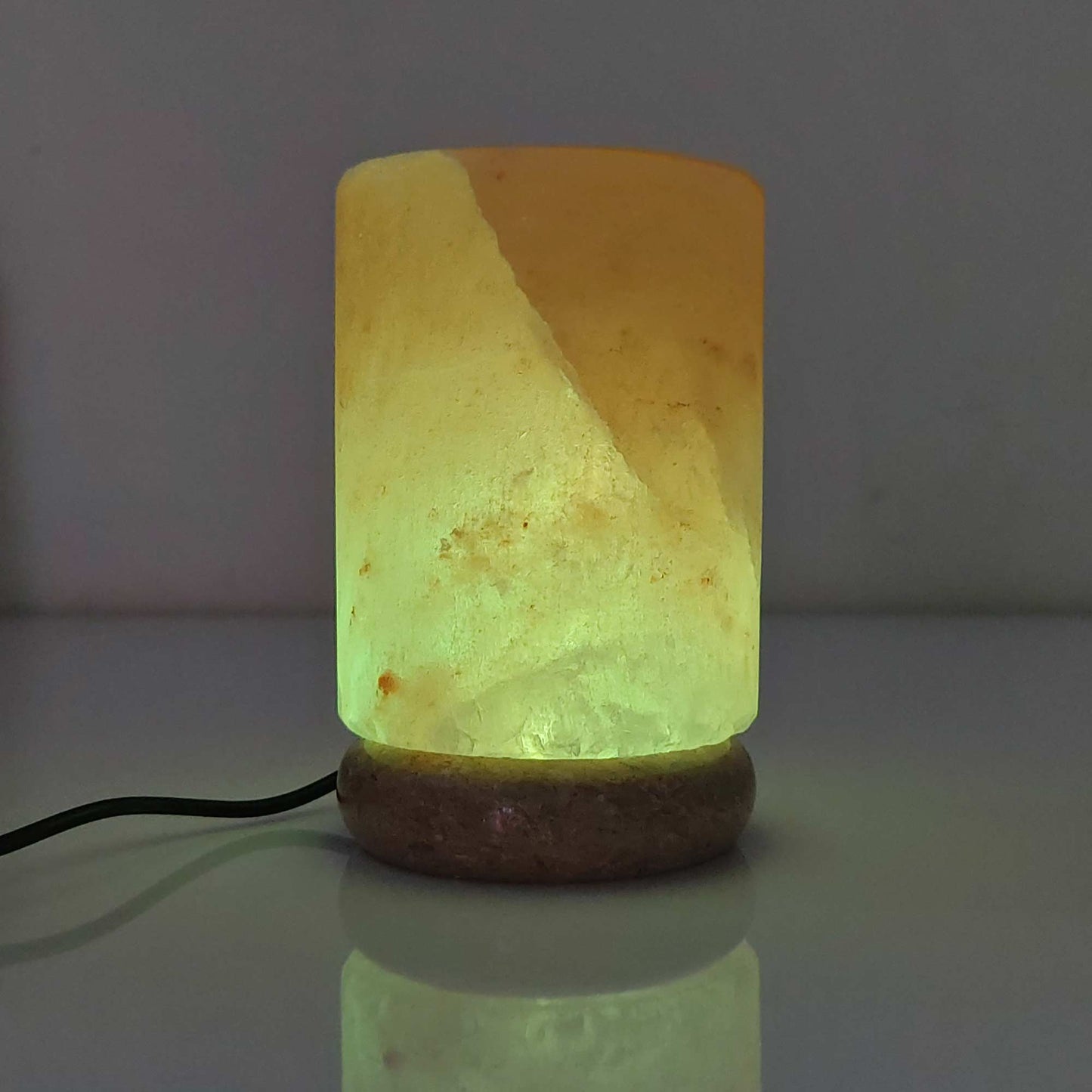 Colour-Changing Himalayan Salt Lamp USB – Soothing LED Light with Health Benefits