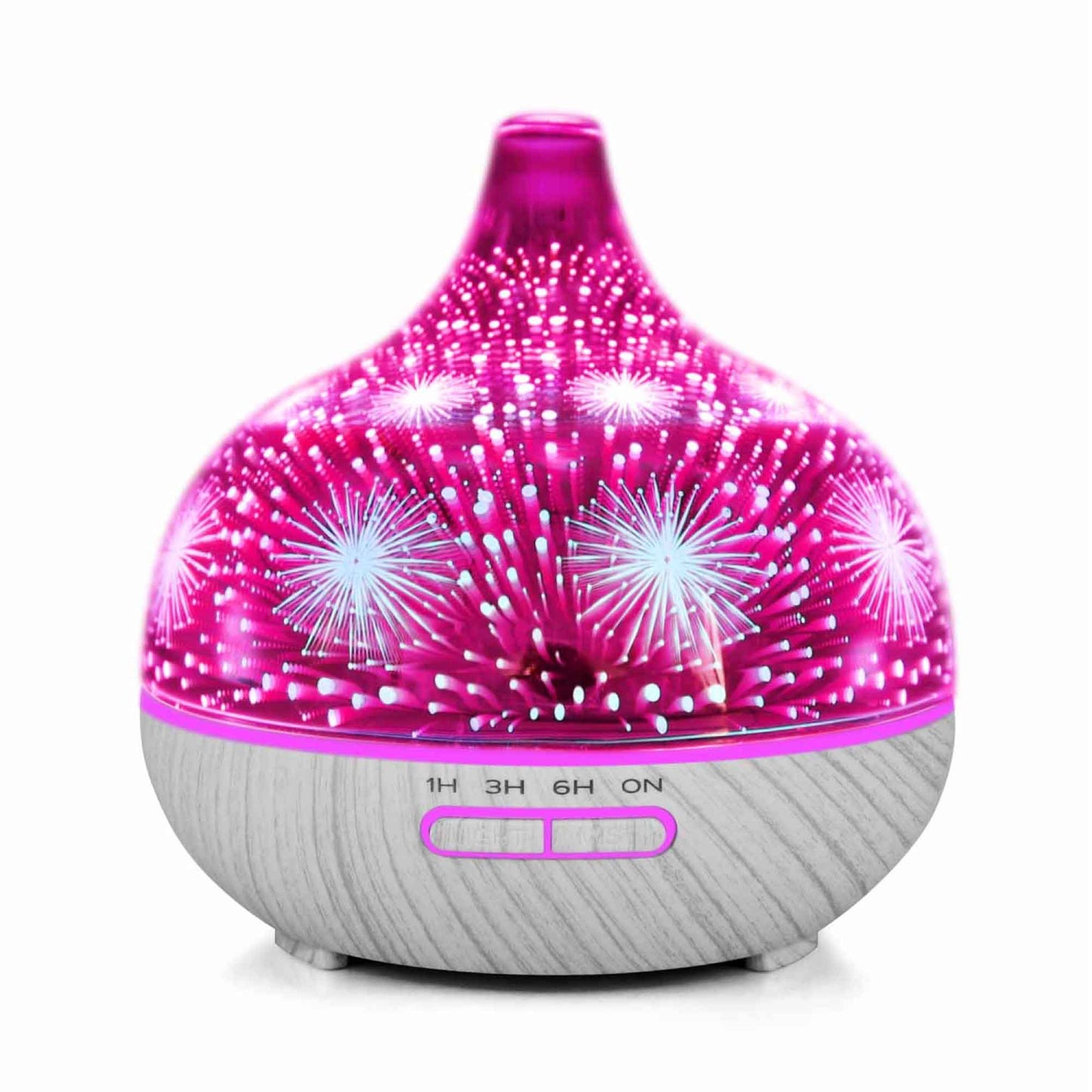400ml Essential Oil Aroma Diffuser | Remote Control | 3D Glass - Aromatherapy Spa