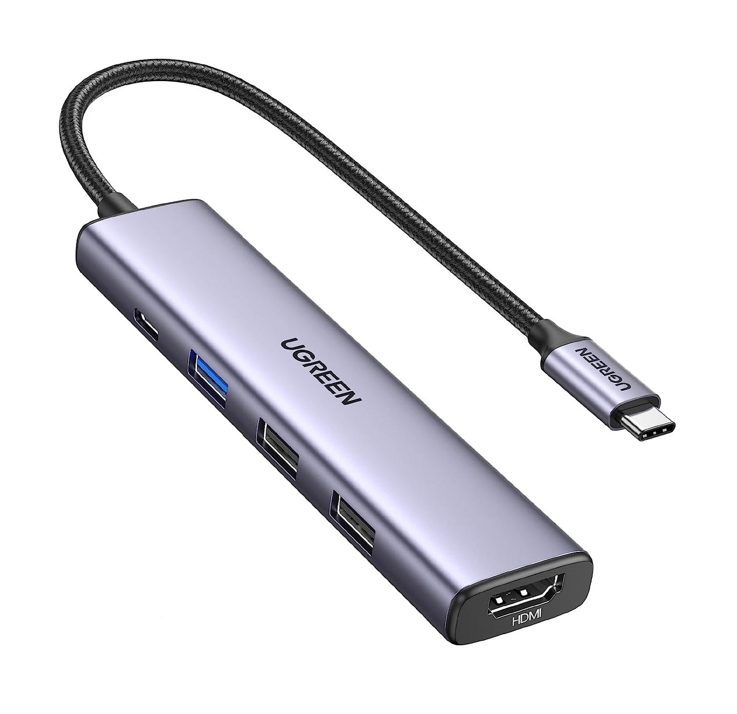 5-in-1 USB-C Hub with 4K HDMI | Streamlined Productivity - TechWiz