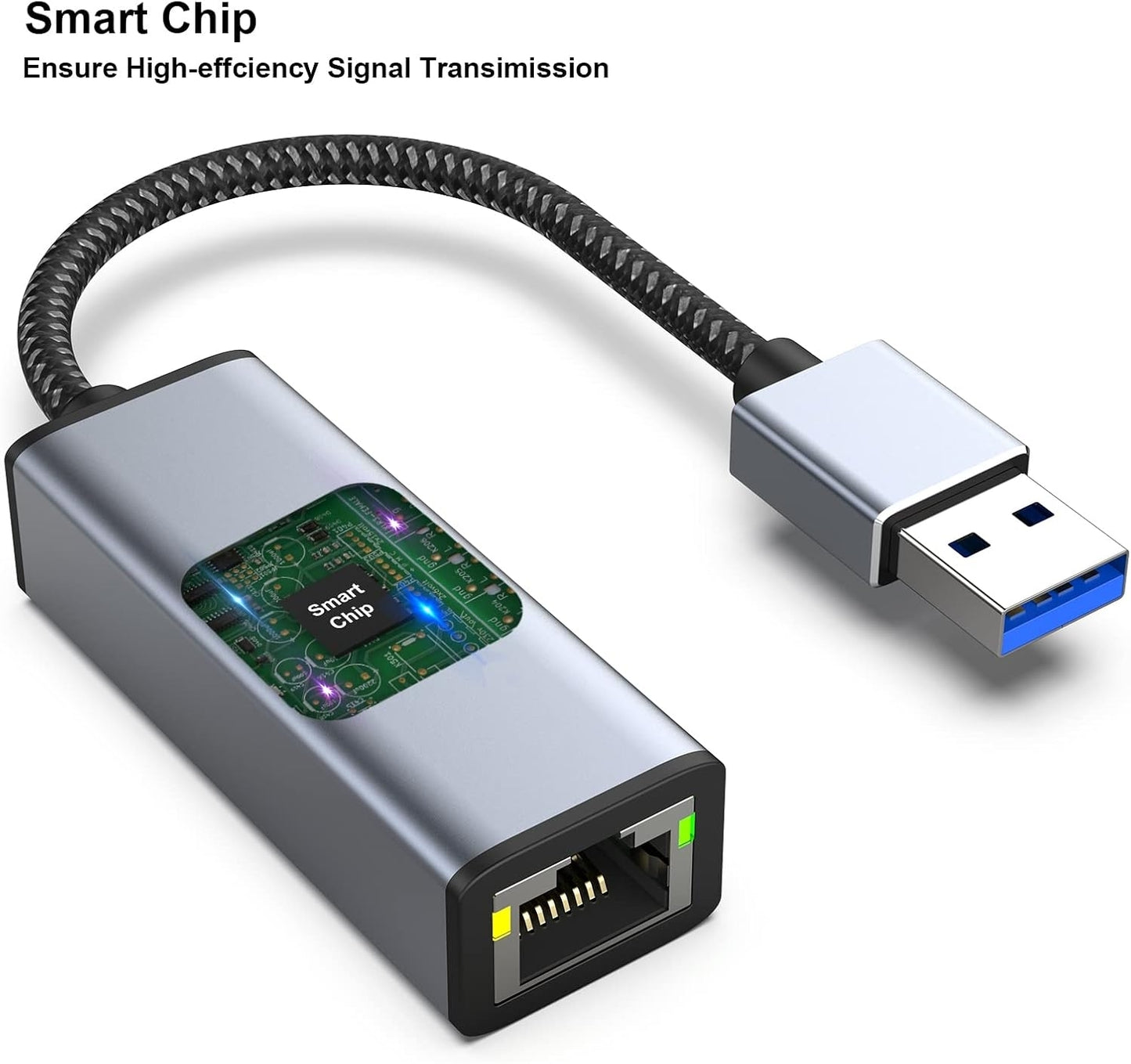 USB 3.0 to Gigabit Ethernet Adapter | Fast and Reliable - TechGenius