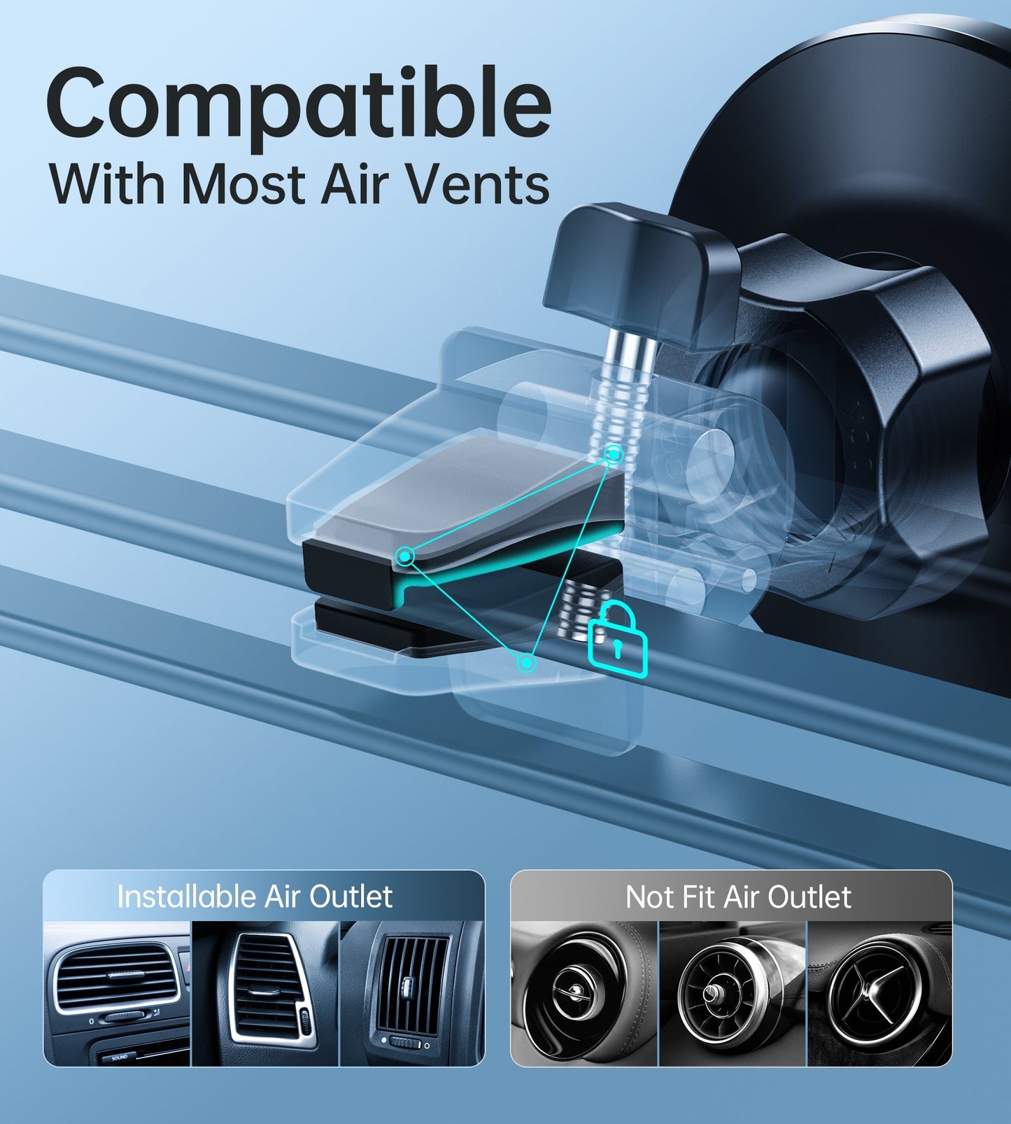 MagSafe iPhone Magnetic Car Mount Air Vent Phone Holder