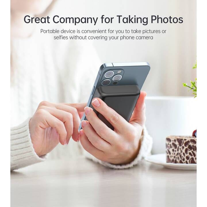 CHOETECH 10000mAh Magnetic Power Bank – Fast Wireless & PD 3.0 Charging