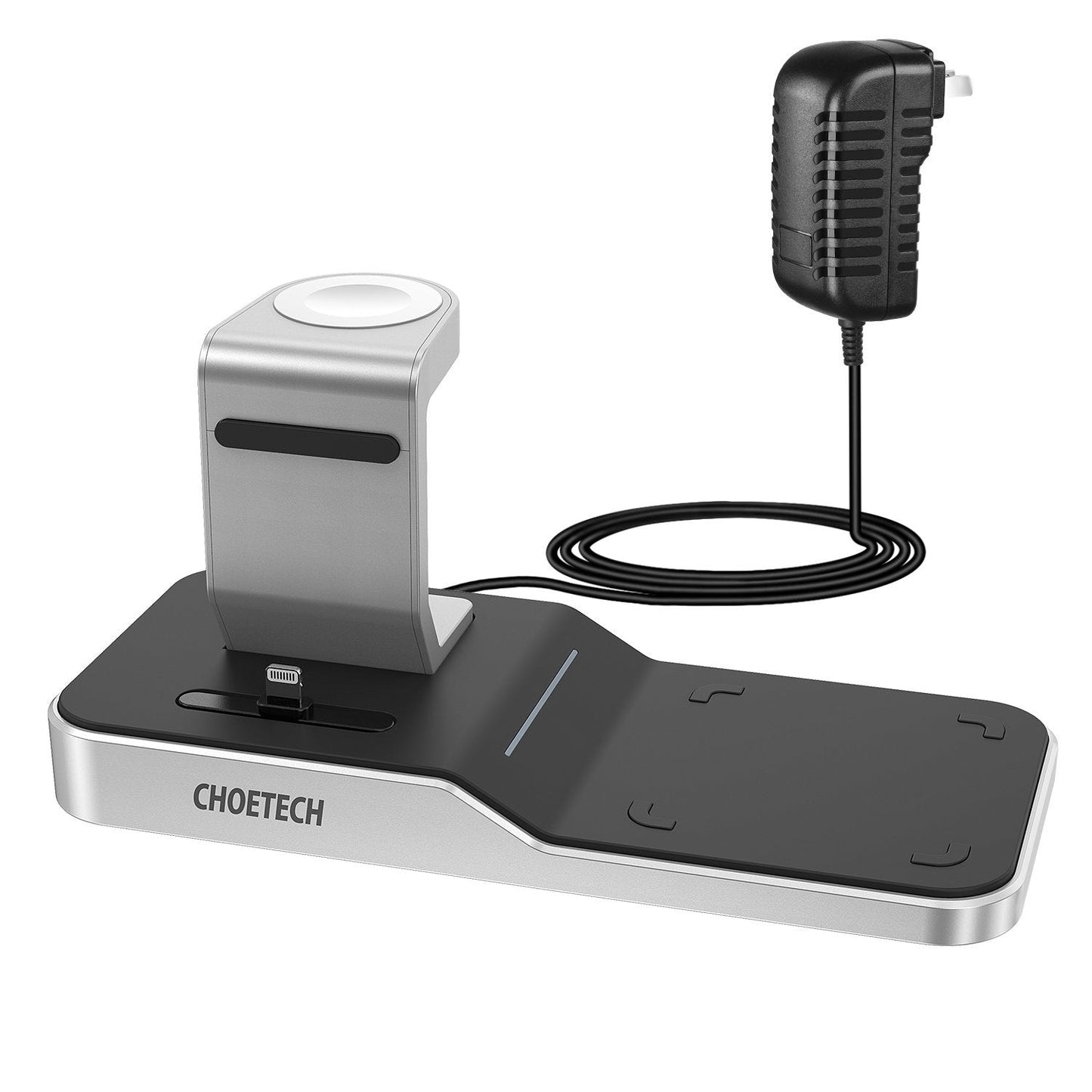 CHOETECH T316 4-in-1 Wireless Charging Station for iPhone & Apple Watch