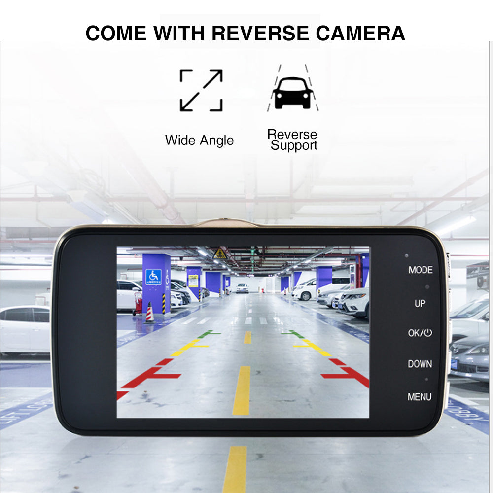 1080P Dual Lens Dash Cam with Front & Rear Cameras | InnoSphere Gadgets