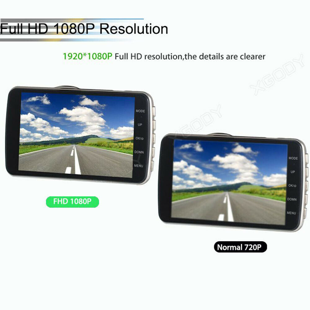 1080P Dual Lens Dash Cam with Front & Rear Cameras | InnoSphere Gadgets