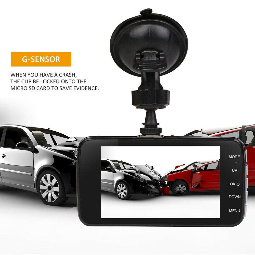 1080P Dual Lens Dash Cam with Front & Rear Cameras | InnoSphere Gadgets