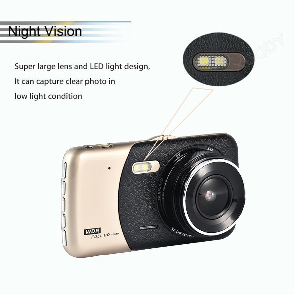 1080P Dual Lens Dash Cam with Front & Rear Cameras | InnoSphere Gadgets