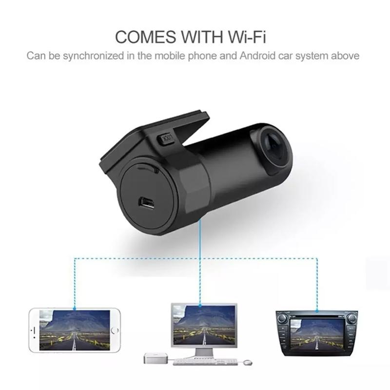 Mini Car Dash Cam | WiFi & Motion Detection | Full HD - AutoGuard