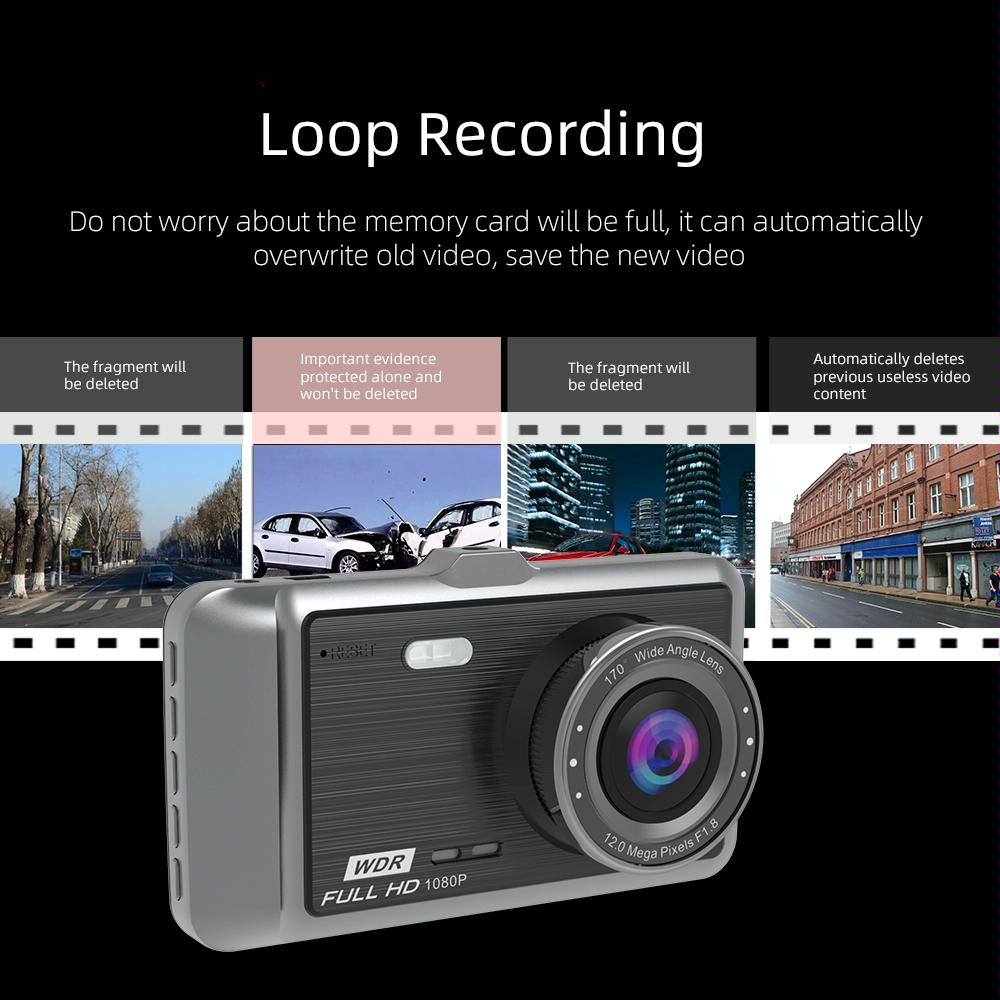 HD 1080p Dual Camera Car Recorder Dash Cam - Enhanced Safety & Security - AutoGuard