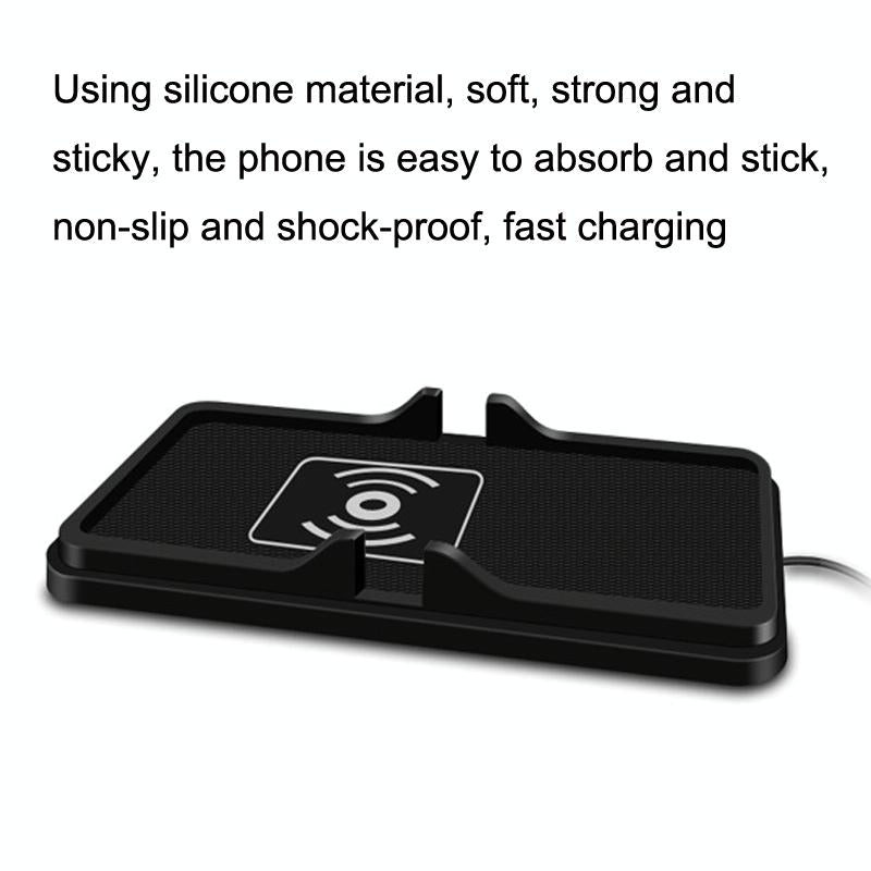15W Wireless Car Charger & Anti-Slip Phone Pad – Fast Charge & Secure Hold