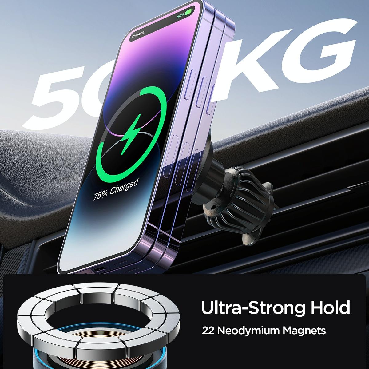 Magnetic Wireless Car Charger | Fast Charging | Easy Installation - AutoTech
