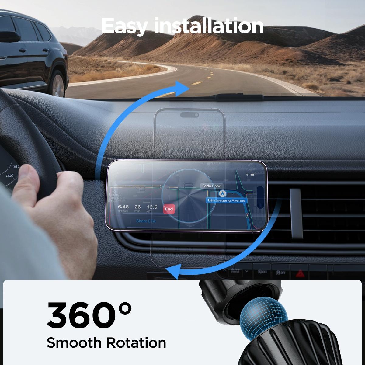 Magnetic Wireless Car Charger | Fast Charging | Easy Installation - AutoTech