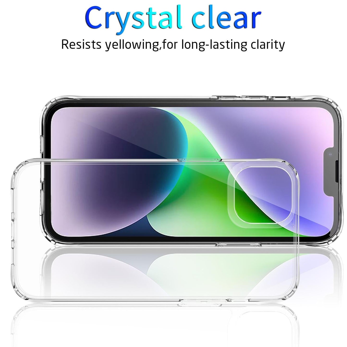iPhone 15 Shockproof Case – Slim Acrylic & TPU Protective Cover