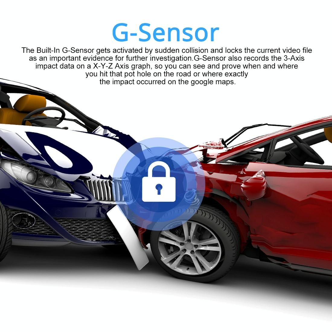 GS63H 4K Ultra HD Dash Cam with GPS, WiFi & Wide-Angle Lens – 2160P Car Camera Recorder