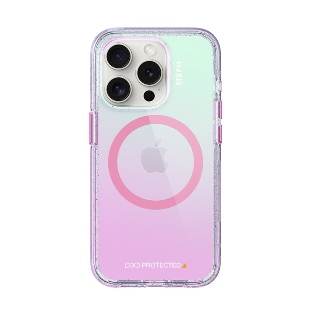 EFM Aspen Case Armour with D3O BIO suits iPhone 15 Pro Max - Glitter Pearl