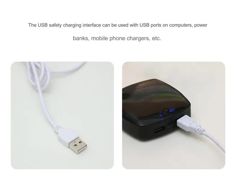 LED Night Light | Rechargeable | Wooden Base - BrightenUp