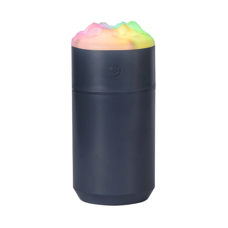 Portable 350ML LED Desk Humidifier – Silent Cool Mist with Colorful Lights for Home, Office & Car