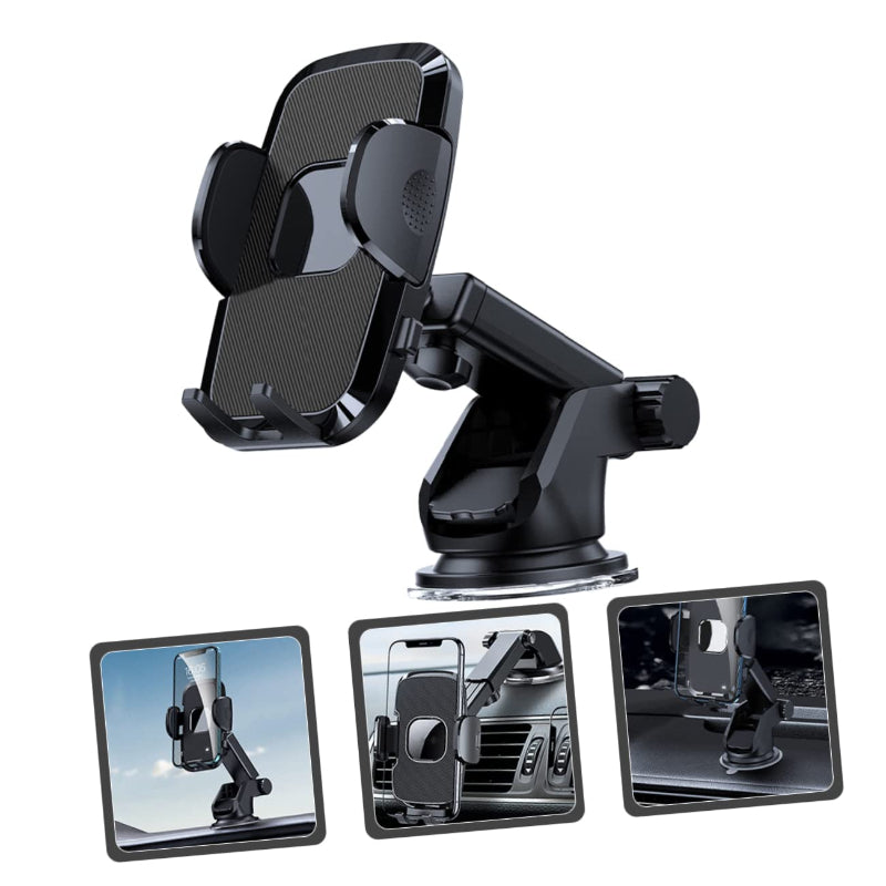 360° Adjustable Car Phone Holder – Dashboard & Air Vent Mount | Universal Fit (S161+CF26)