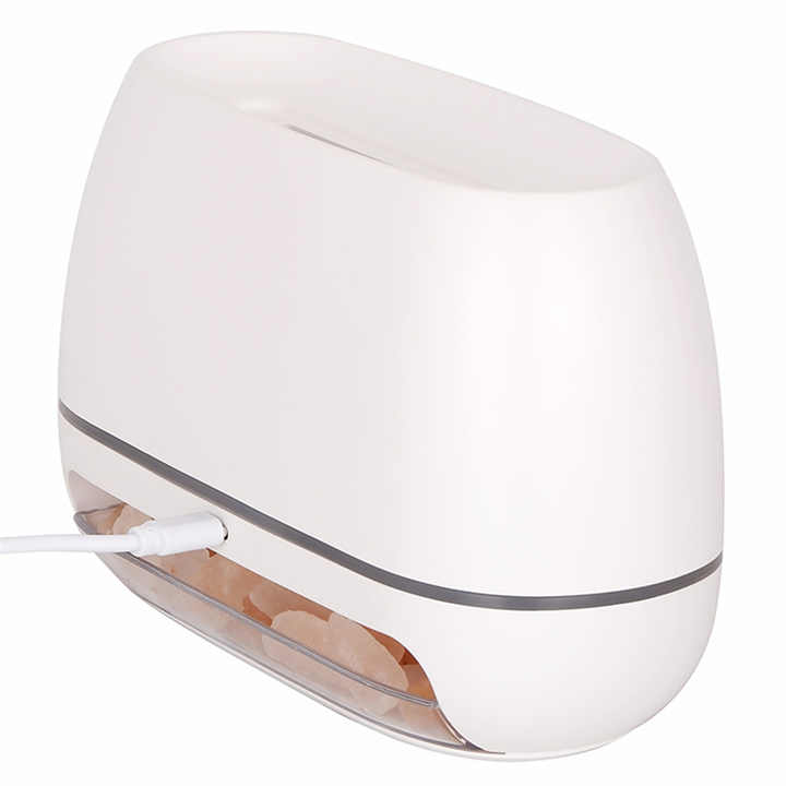 Himalayan Salt Flame Aroma Diffuser – 250ml Ultrasonic Mist with LED
