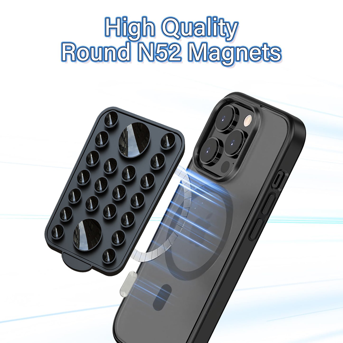 Magnetic Phone Mount | N52 Magnets | Easy-to-Use - AutoTech