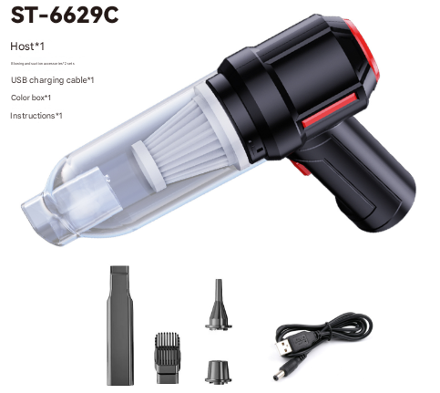 3-in-1 Vacuum Cleaner | Blowing & Suction | USB Rechargeable - TechSweep