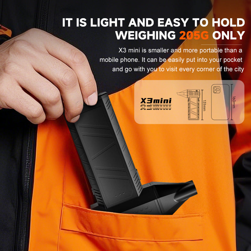 Portable Air Blower – Cordless Mini Air Duster for Computer, Car & Inflatables