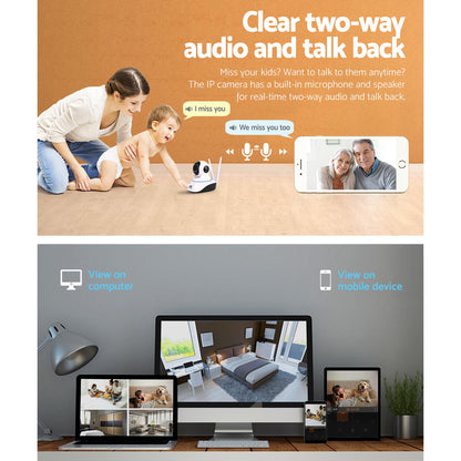 UL-tech twin pack cameras two-way audio