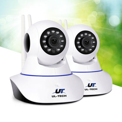 UL-tech WiFi camera twin pack contents