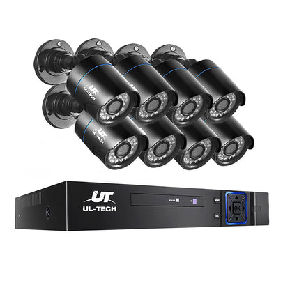 UL-tech 8-camera 1080P CCTV system kit overview