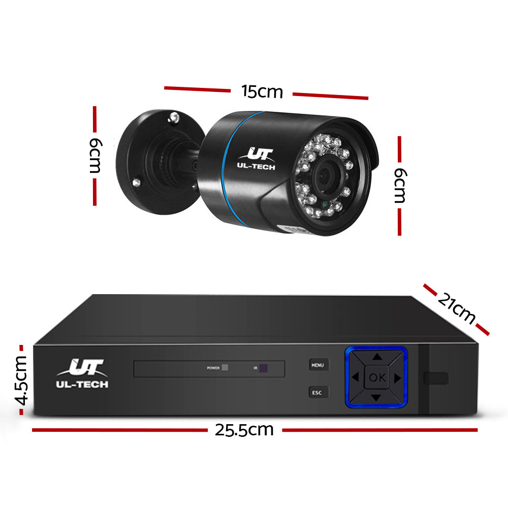 UL-tech 1080P CCTV bullet camera close-up