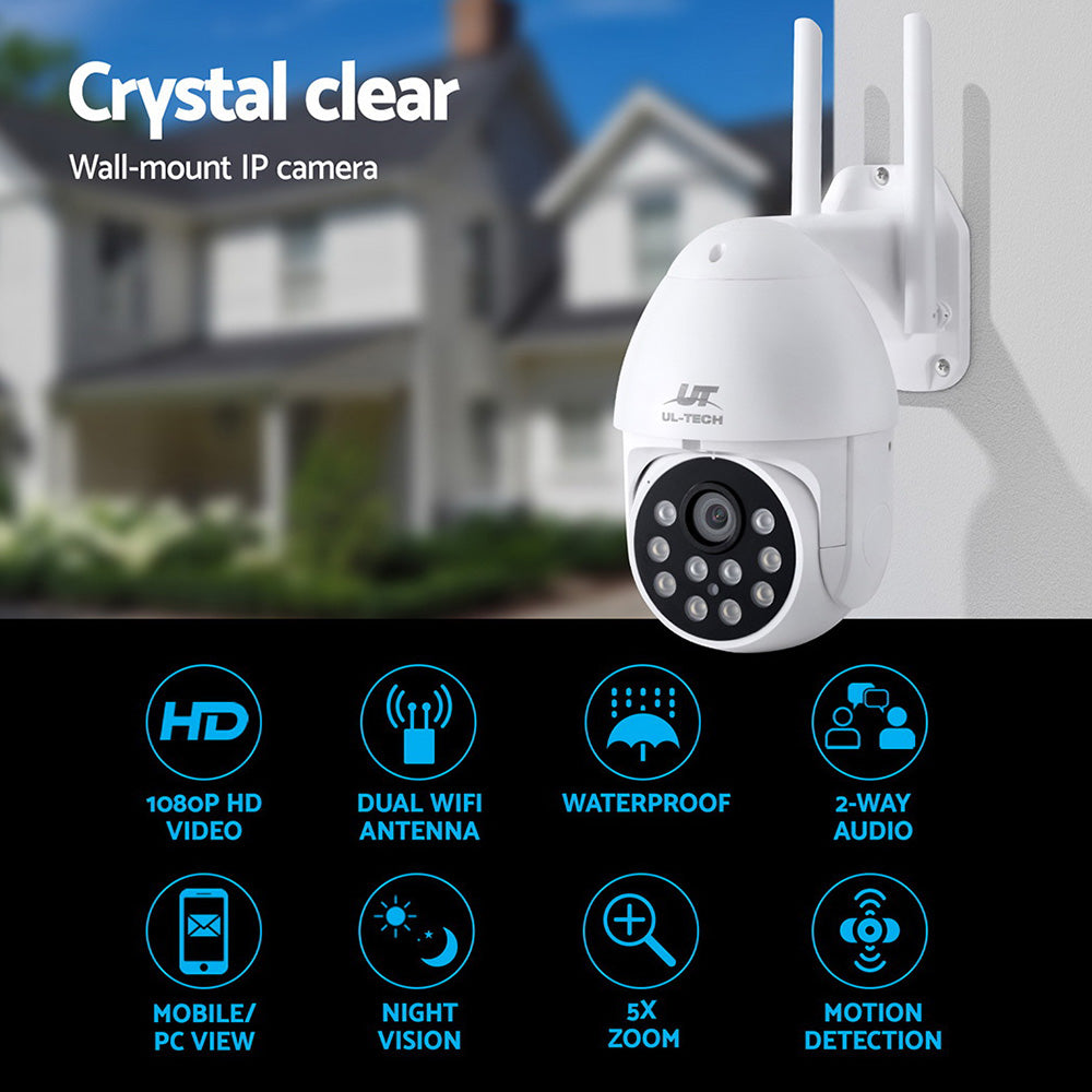 UL-tech security camera with full-colour night vision