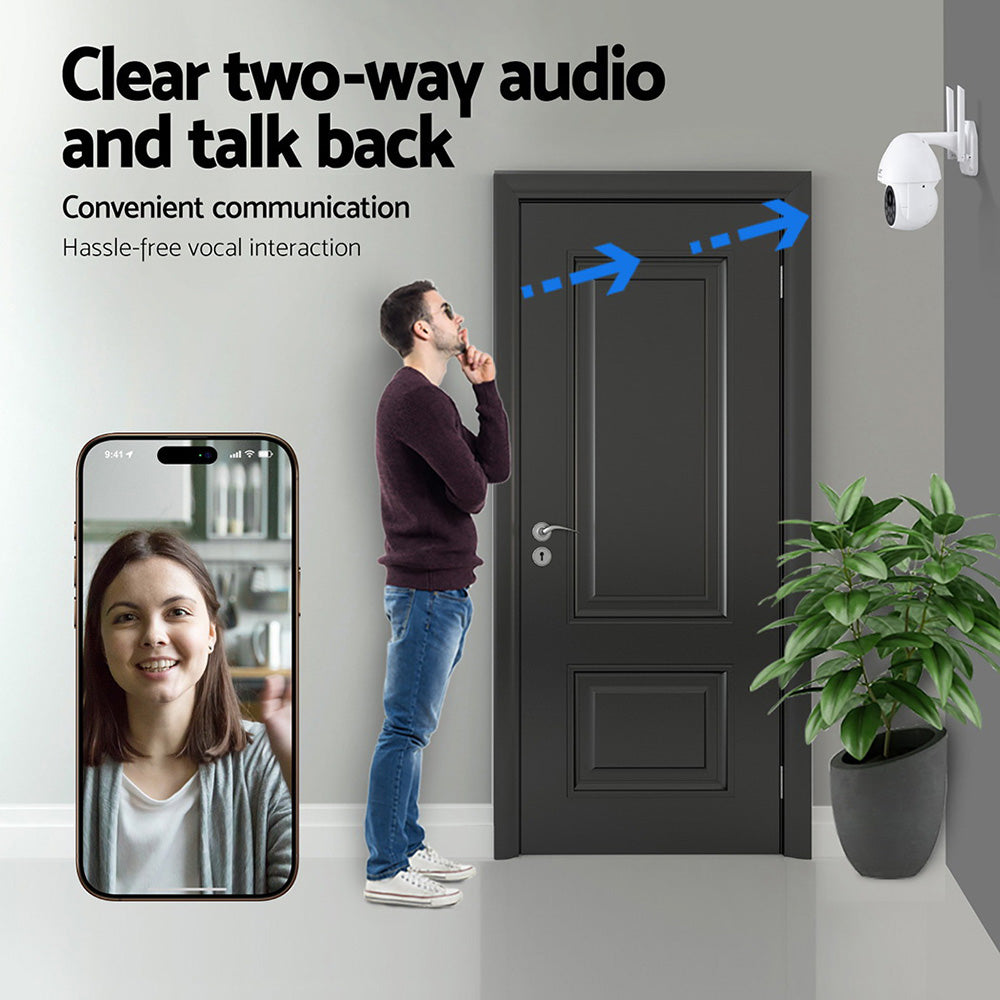 UL-tech WiFi camera with two-way audio and motion alerts
