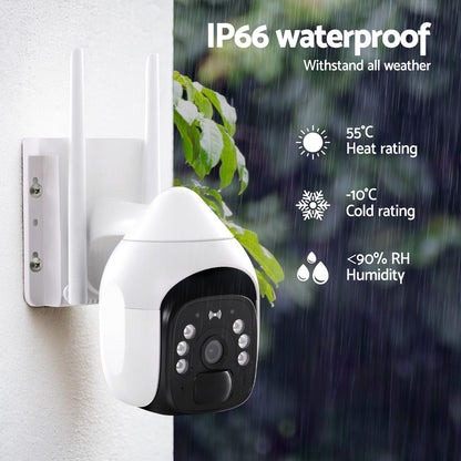 UL-tech 3MP Pan and Tilt Security Camera, 8 Month Battery