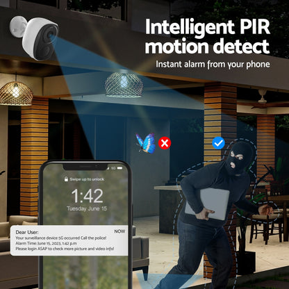 UL-tech 3MP Wireless Security Camera with PIR Motion Alerts