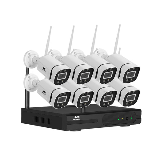UL-tech wireless 8-camera 3MP CCTV system kit overview