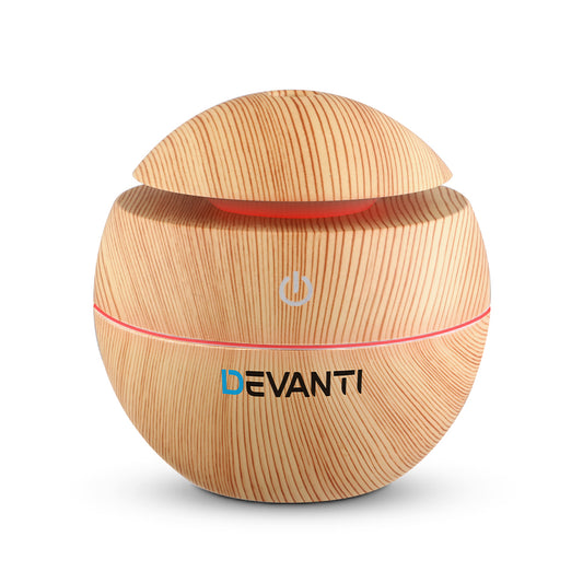 Essential Oil Diffuser 130ml | Aromatherapy Diffuser | Wood Grain | Ultrasonic Humidifier