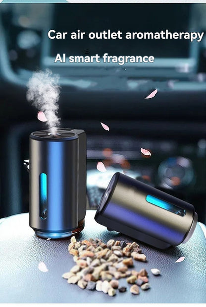 Car Aroma Diffuser, Grey, Adjustable Settings