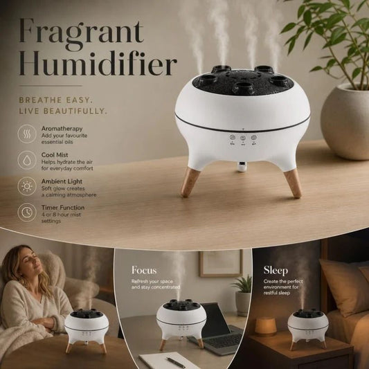 Floating Jellyfish Aroma Diffuser with Voice Control