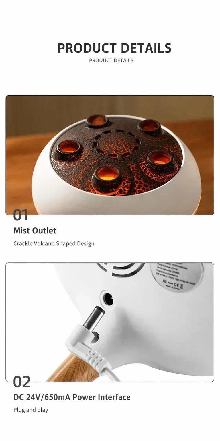 Jellyfish Aroma Diffuser with Music Sensing Colour Glow