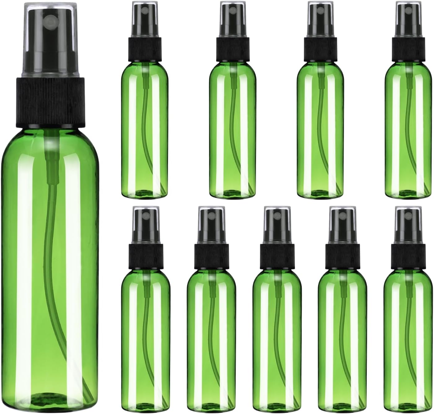 Clear Spray Bottles 60ml, 10 Pack, Fine Mist