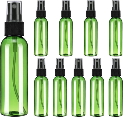 Clear Spray Bottles 60ml, 10 Pack, Fine Mist