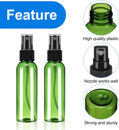 Clear Spray Bottles 60ml, 10 Pack, Fine Mist