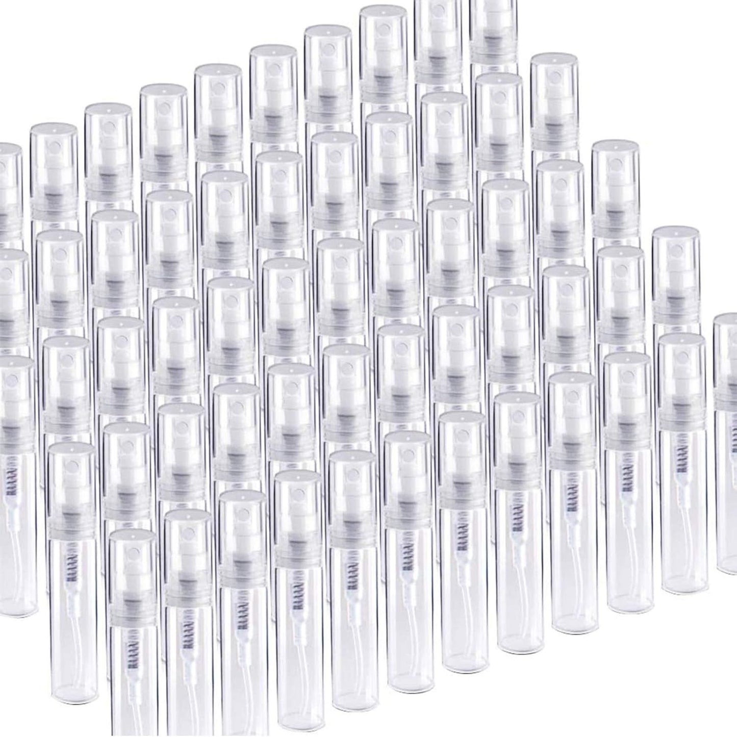 Mini Spray Bottles 3ml, 60 Pack, Clear Atomiser