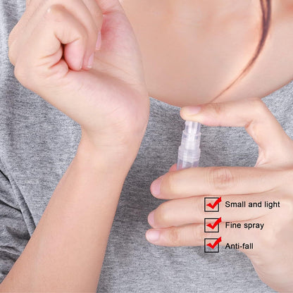 Mini Spray Bottles 3ml, 60 Pack, Clear Atomiser