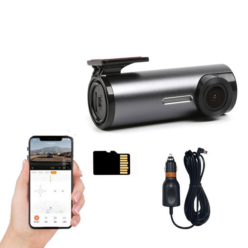 1080P WiFi Dash Cam with App Control, Night Vision and 32GB Card