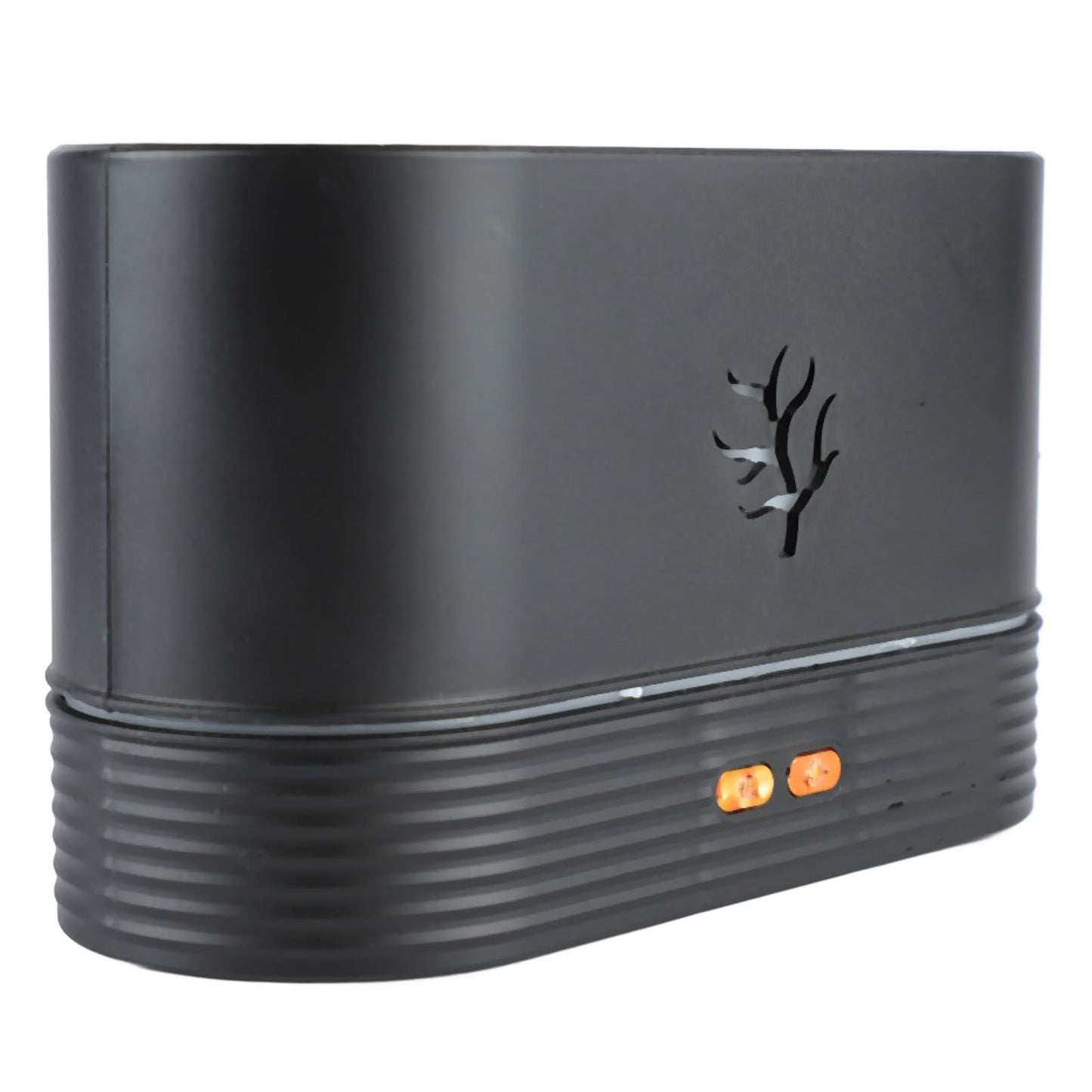 Colourful Flame Aroma Diffuser, Mini and Noiseless, Black